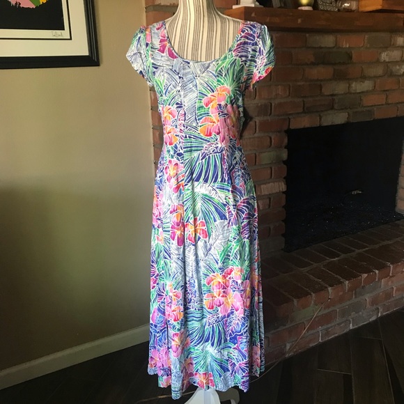 Jams World Dresses & Skirts - Jams World Palmeria Tropical Floral Dress XS